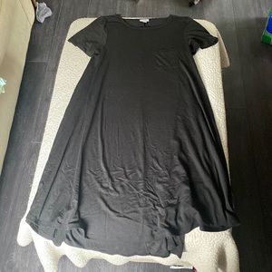EUC All Black LulaRoe Carly